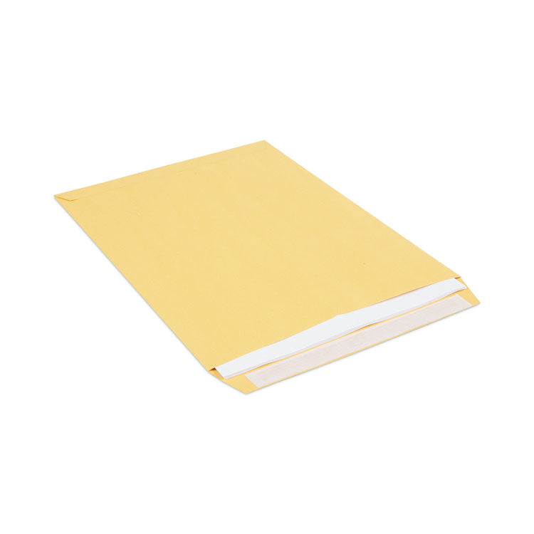 Peel Seal Strip Catalog Envelope, #10 1/2, Square Flap, Self-Adhesive Closure, 9 x 12, Natural Kraft, 100/Box