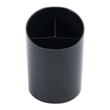 Recycled Big Pencil Cup, Plastic, 4.38" Diameter x 5.63"h, Black