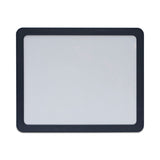 Recycled Cubicle Dry Erase Board, 15.88 x 12.88, White Surface, Charcoal Plastic Frame