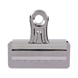 Bulldog Clips, Jumbo, Nickel, 12/Pack