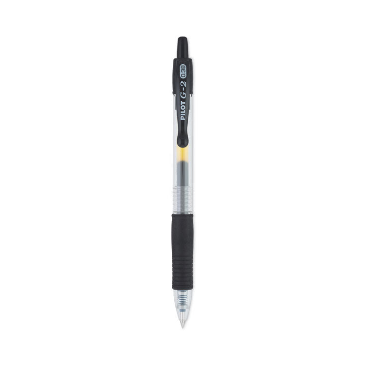 G2 Premium Gel Pen Convenience Pack, Retractable, Extra-Fine 0.38 mm, Black Ink, Smoke/Black Barrel, Dozen