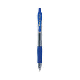 G2 Premium Gel Pen, Retractable, Bold 1 mm, Blue Ink, Smoke/Blue Barrel, Dozen