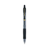 G2 Premium Gel Pen, Retractable, Bold 1 mm, Black Ink, Smoke/Black Barrel, Dozen