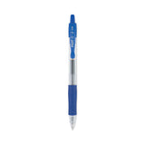 G2 Premium Gel Pen, Retractable, Extra-Fine 0.5 mm, Blue Ink, Smoke/Blue Barrel, Dozen