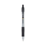 G2 Premium Gel Pen, Retractable, Extra-Fine 0.5 mm, Black Ink, Smoke/Black Barrel, Dozen