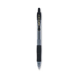 G2 Premium Gel Pen Convenience Pack, Retractable, Fine 0.7 mm, Black Ink, Smoke/Black Barrel, 36/Pack