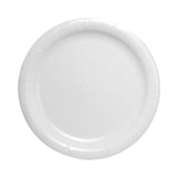 Bare Eco-Forward Clay-Coated Paper Dinnerware, ProPlanet Seal, Plate, 9" dia, White, 500/Carton