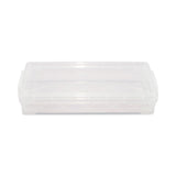 Super Stacker Pencil Box, Plastic, 8.25 x 3.75 x 1.5, Clear