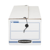 LIBERTY Check and Form Boxes, 9.75" x 23.75" x 6.25", White/Blue, 12/Carton