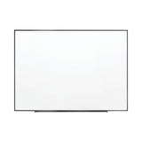 Fusion Nano-Clean Magnetic Whiteboard, 96 x 48, White Surface, Silver Aluminum Frame