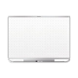 Prestige 2 Magnetic Total Erase Whiteboard, 48 x 36, White Surface, Silver Aluminum/Plastic Frame