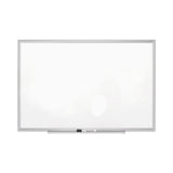 Classic Series Porcelain Magnetic Dry Erase Board, 36 x 24, White Surface, Silver Aluminum Frame