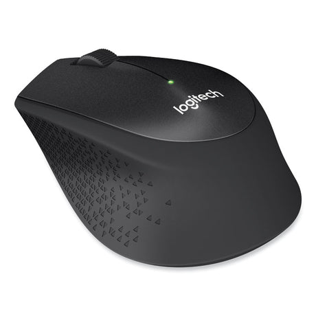 M330 Silent Plus Mouse, 2.4 GHz Frequency/33 ft Wireless Range, Right Hand Use, Black