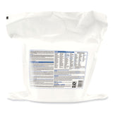Bleach Germicidal Wipes, 1-Ply, 12 x 12, Unscented, White, 110/Bag