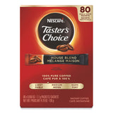 Taster s Choice Stick Pack, House Blend, 80/Box