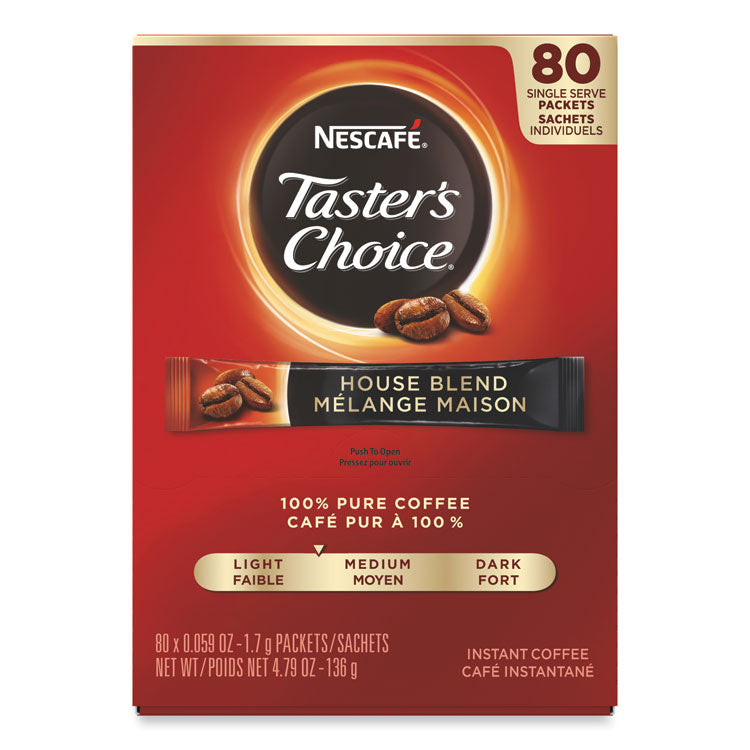 Taster s Choice Stick Pack, House Blend, .06 oz, 480/Carton