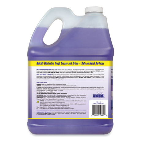 Pro HD Heavy-Duty Cleaner, Unscented, 1 gal Bottle, 4/Carton