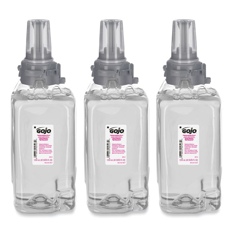 Antibacterial Foam Hand Wash Refill, For ADX-12 Dispenser, Plum Scent, 1,250 mL Refill, 3/Carton