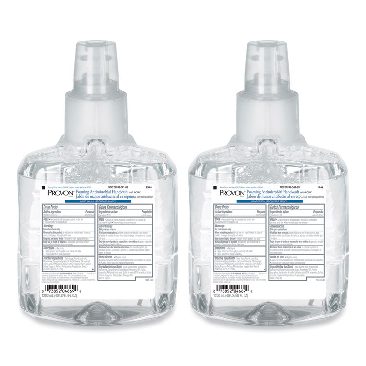 Clear and Mild Foam Hand Wash, Unscented, 1,200 mL Refill, 2/Carton