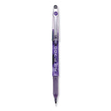 Precise P-700 Gel Pen, Stick, Fine 0.7 mm, Purple Ink, Purple Barrel, Dozen