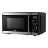 0.7 Cubic Foot Microwave Oven, 700 Watts, Stainless Steel/Black