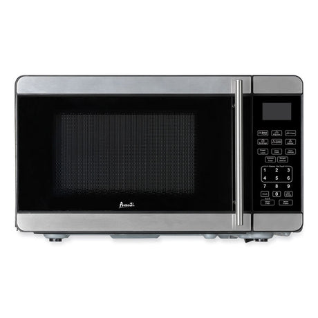 0.7 Cubic Foot Microwave Oven, 700 Watts, Stainless Steel/Black