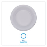 Hi-Impact Plastic Dinnerware, Bowl, 10 to 12 oz, White, 1,000/Carton