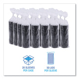 Hot Cup Lids, Fits 8 oz Hot Cups, Black, 1,000/Carton