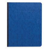 Pressboard Report Cover, Two-Piece Prong Fastener, 3" Capacity, 8.5 x 11, Dark Blue/Dark Blue