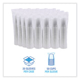 Clear Plastic Cold Cups, 20 oz, 50/Sleeve, 20 Sleeves/Carton