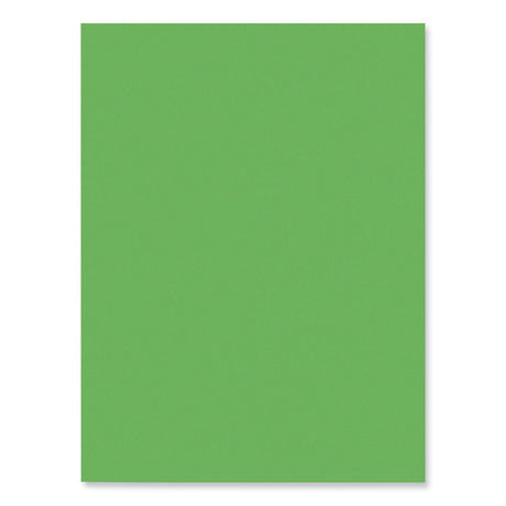 SunWorks Construction Paper, 50 lb Text Weight, 9 x 12, Bright Green, 50/Pack