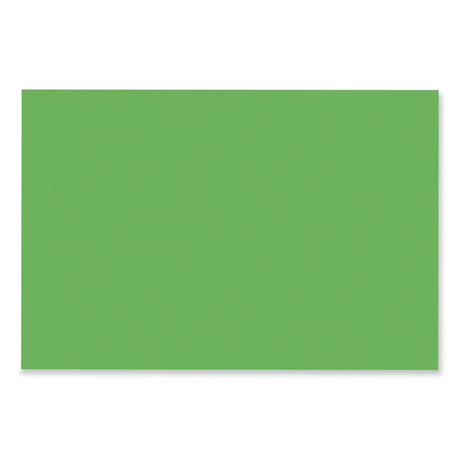 SunWorks Construction Paper, 50 lb Text Weight, 12 x 18, Bright Green, 50/Pack