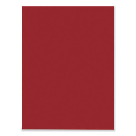 SunWorks Construction Paper, 50 lb Text Weight, 9 x 12, Holiday Red, 50/Pack