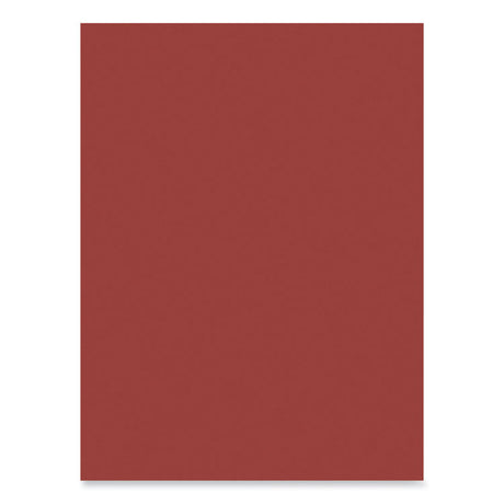 SunWorks Construction Paper, 50 lb Text Weight, 9 x 12, Red, 50/Pack