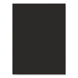 SunWorks Construction Paper, 50 lb Text Weight, 9 x 12, Black, 50/Pack