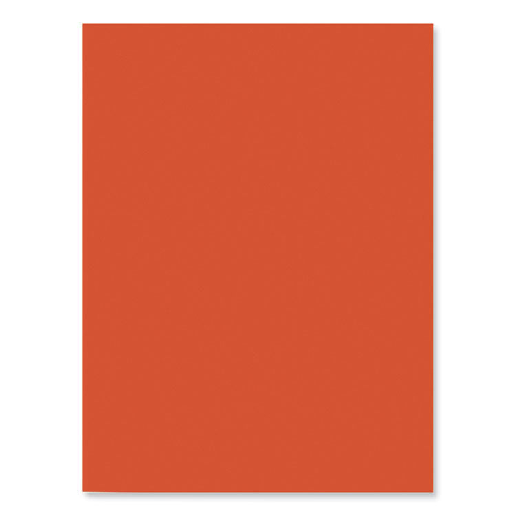SunWorks Construction Paper, 50 lb Text Weight, 9 x 12, Orange, 50/Pack