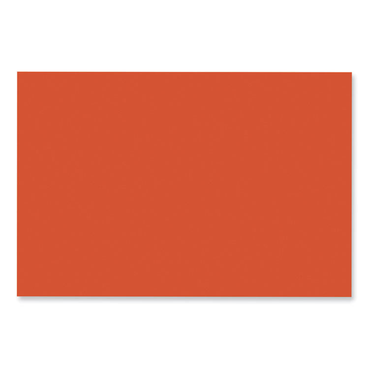 SunWorks Construction Paper, 50 lb Text Weight, 12 x 18, Orange, 50/Pack