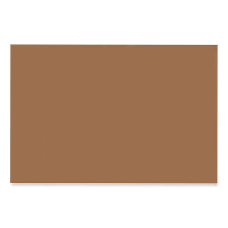 SunWorks Construction Paper, 50 lb Text Weight, 12 x 18, Light Brown, 50/Pack