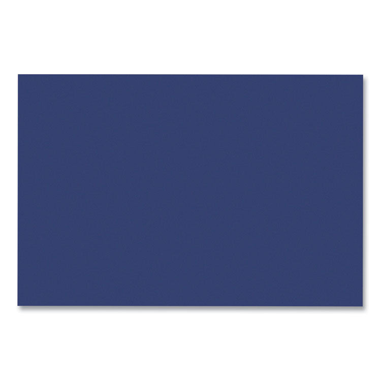 SunWorks Construction Paper, 50 lb Text Weight, 12 x 18, Bright Blue, 50/Pack