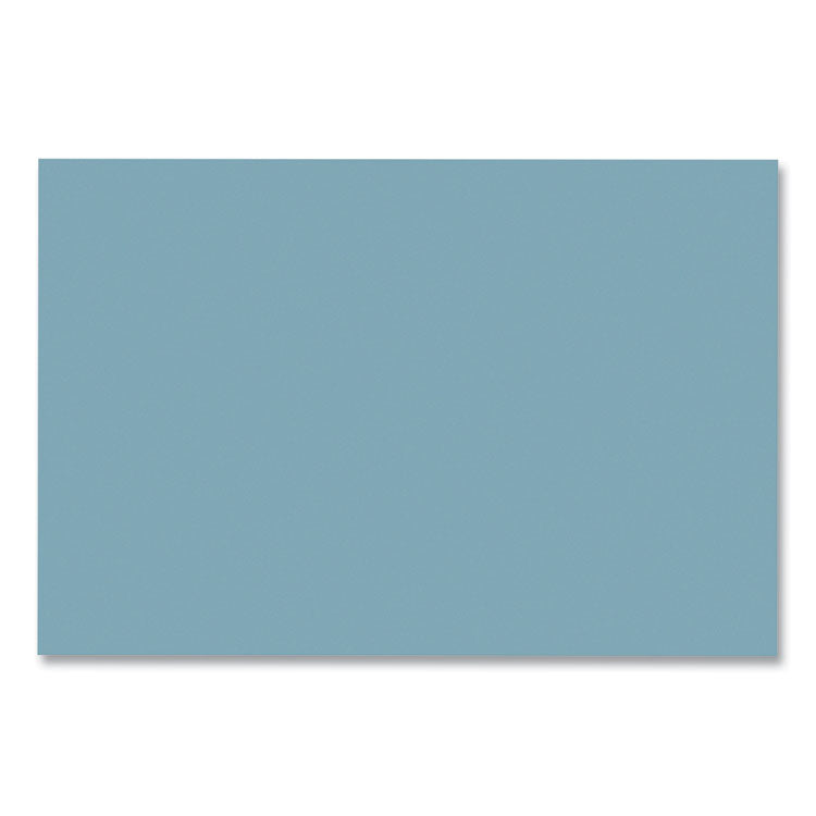 SunWorks Construction Paper, 50 lb Text Weight, 12 x 18, Sky Blue, 50/Pack