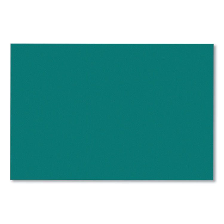 SunWorks Construction Paper, 50 lb Text Weight, 12 x 18, Turquoise, 50/Pack