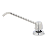 Counter-Mounted Soap Dispenser, 34 oz,  3 x 4 x 6, Stainless Steel