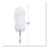 MicroFeather Duster, Microfiber Feathers, Washable, 23", White
