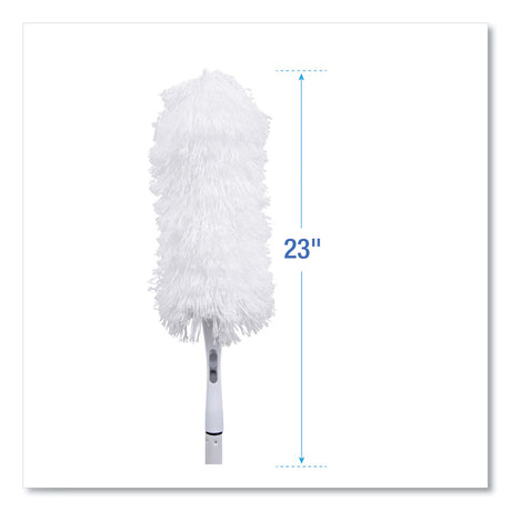 MicroFeather Duster, Microfiber Feathers, Washable, 23", White