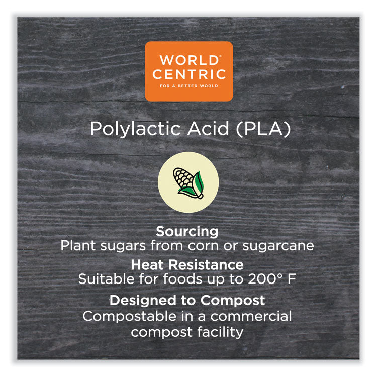 PLA Hinged Clamshells, 23 oz, 4.9 x 9 x 3.5, Clear, Plastic, 200/Carton