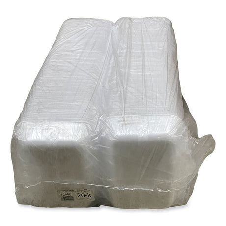 Meat Trays, #20K, 12 x 8.7 x 2.45, White, 125/Carton