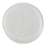Round Aluminum To-Go Container Lids, Dome Lid, 7 , Clear, Plastic, 500/Carton