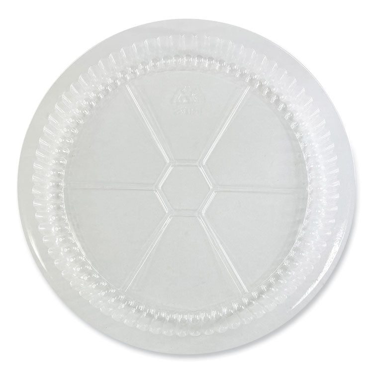 Round Aluminum To-Go Container Lids, Dome Lid, 9 , Clear, Plastic, 500/Carton