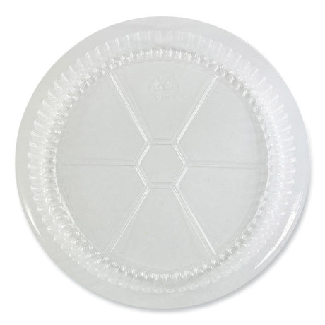 Round Aluminum To-Go Container Lids, Dome Lid, 9 , Clear, Plastic, 500/Carton