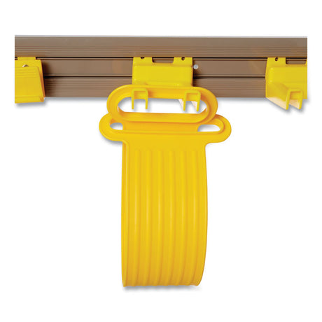 Closet Organizer/Tool Holder, 34w x 3.25d x 4.25h, Gray